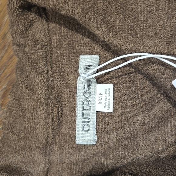 NWT OUTERKNOWN FLEECE POLO BUTTON FRONT SHIRT SIZE XS.   #7756 - Picture 8 of 9